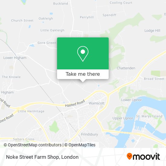 Noke Street Farm Shop map