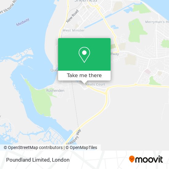 Poundland Limited map