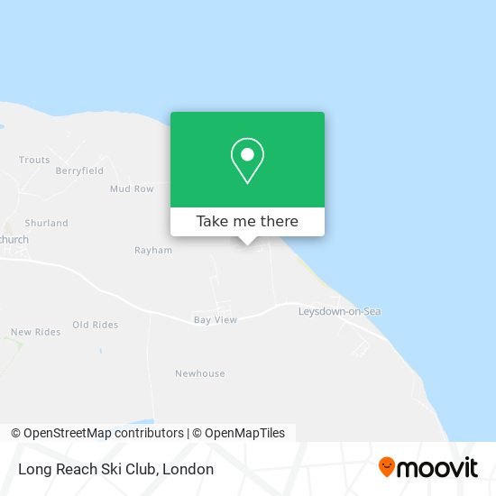 Long Reach Ski Club map