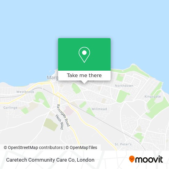 Caretech Community Care Co map