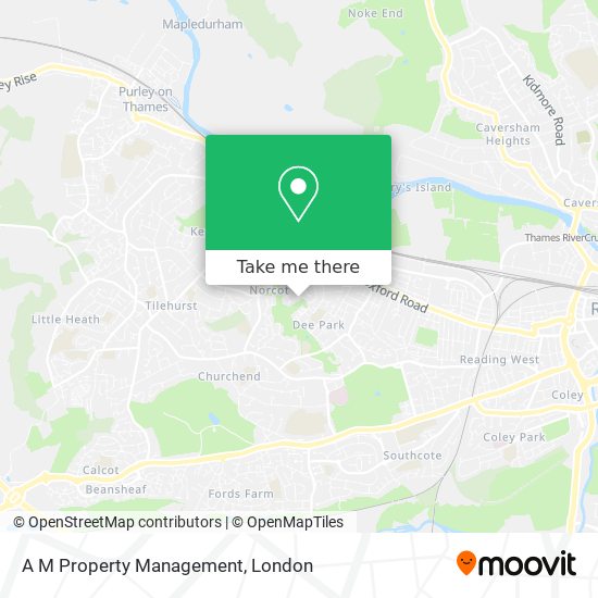 A M Property Management map