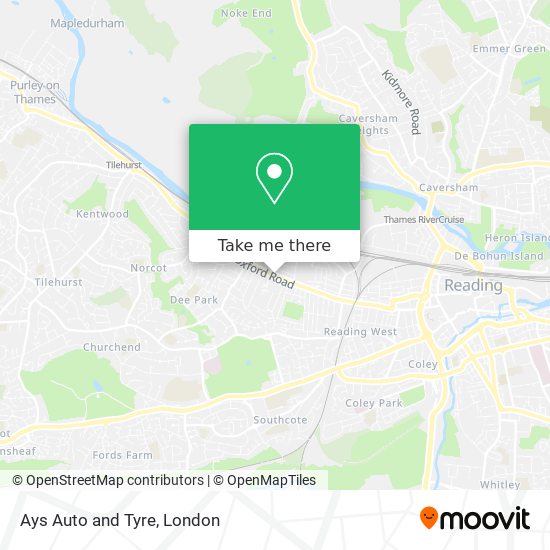 Ays Auto and Tyre map