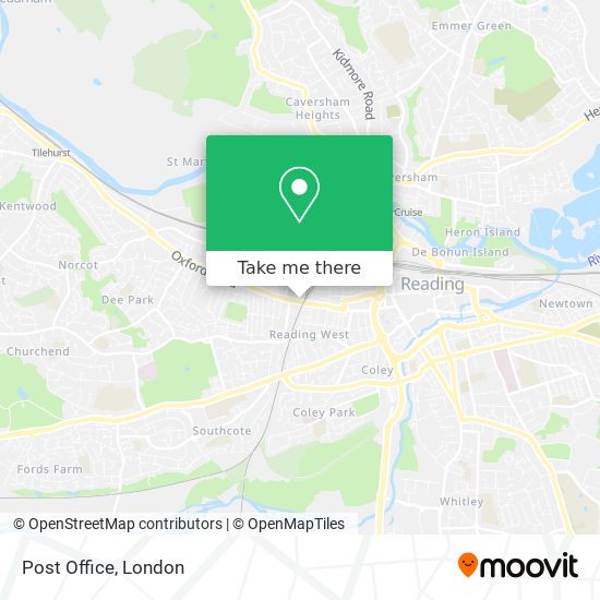 Post Office map