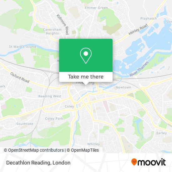 Decathlon Reading map