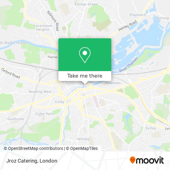 Jroz Catering map