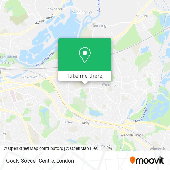 Goals Soccer Centre map