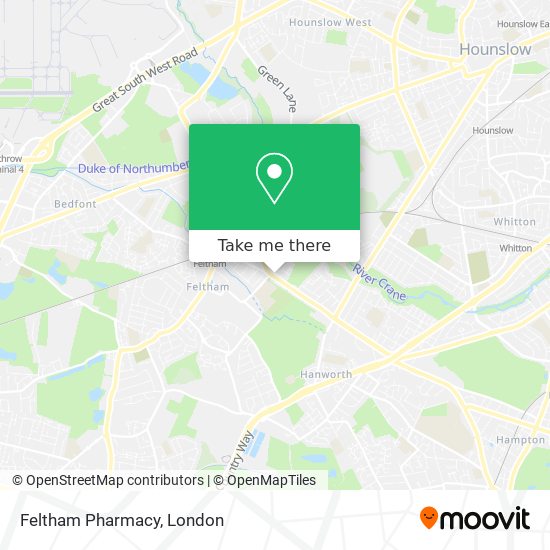 Feltham Pharmacy map