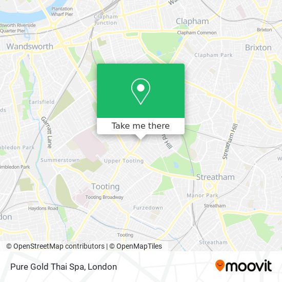 Pure Gold Thai Spa map