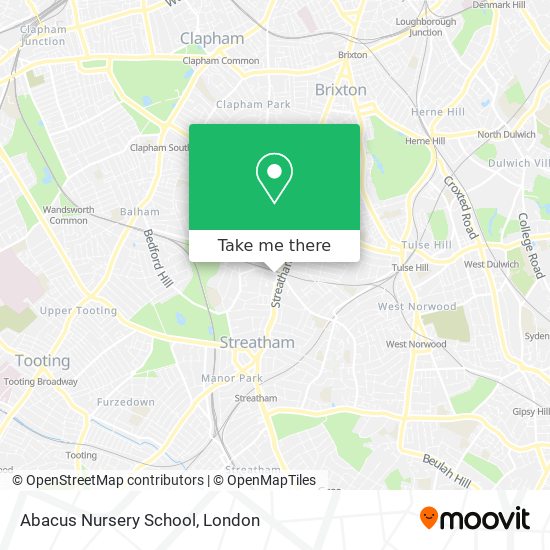 Abacus Nursery School map