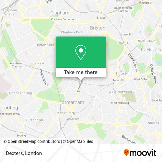 How to get to Dexters in Streatham by Train, Bus or Tube?