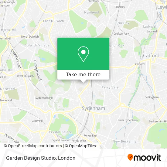 Garden Design Studio map