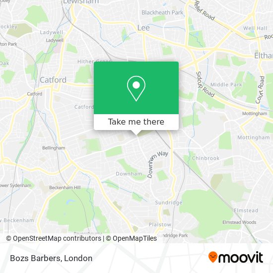 Bozs Barbers map