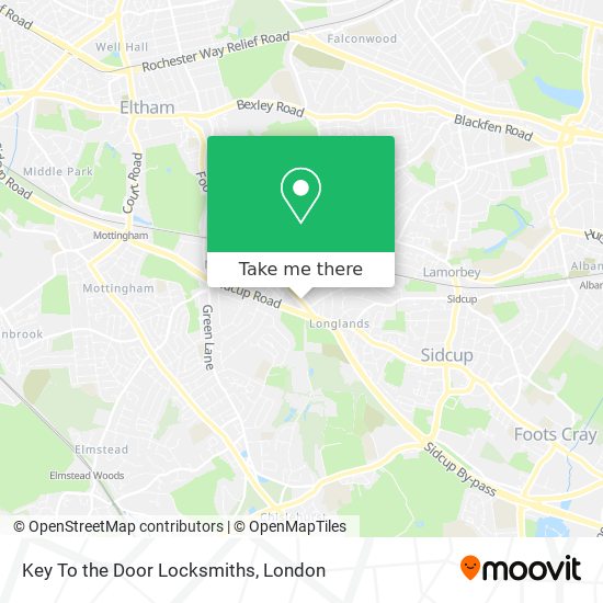 Key To the Door Locksmiths map