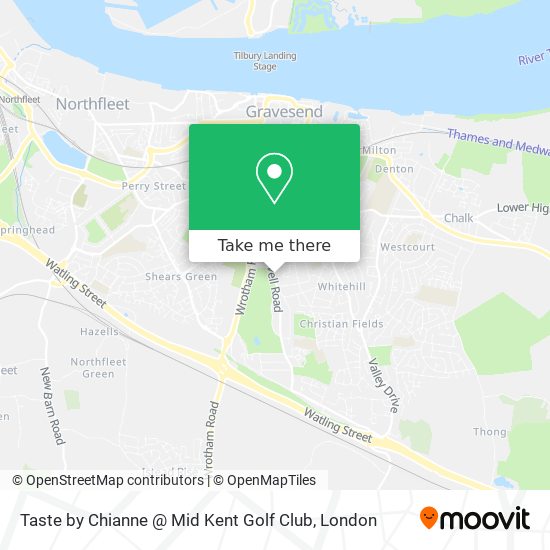 How to get to Taste by Chianne Mid Kent Golf Club in Gravesend by Bus