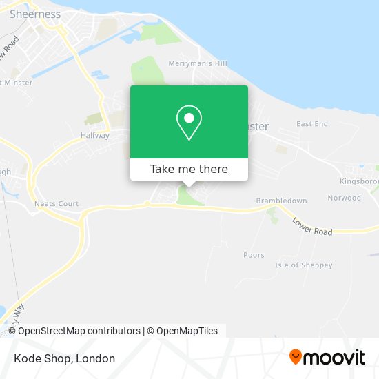 Kode Shop map