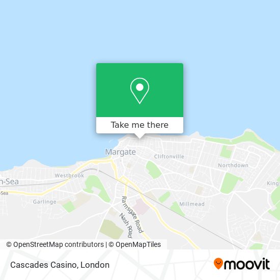 Cascades Casino map