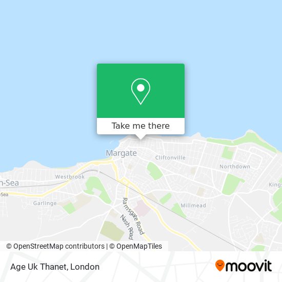 Age Uk Thanet map