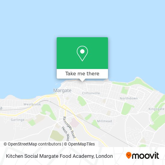 Kitchen Social Margate Food Academy map