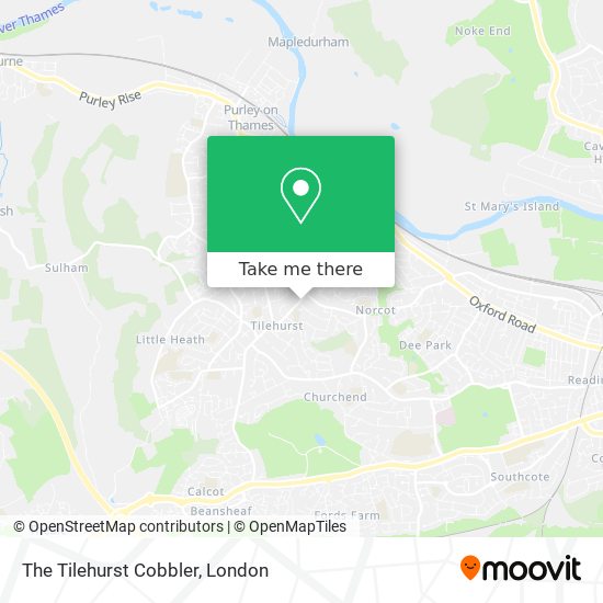 The Tilehurst Cobbler map