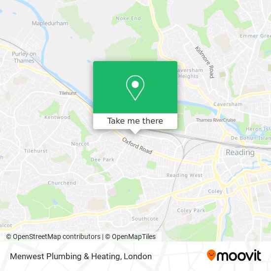 Menwest Plumbing & Heating map
