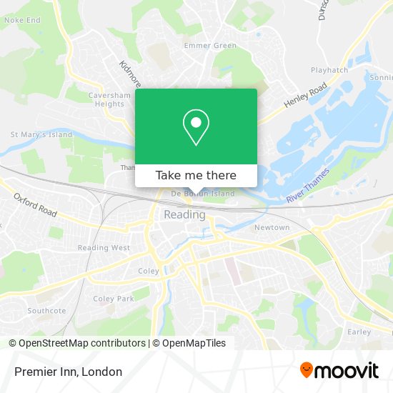 Premier Inn map