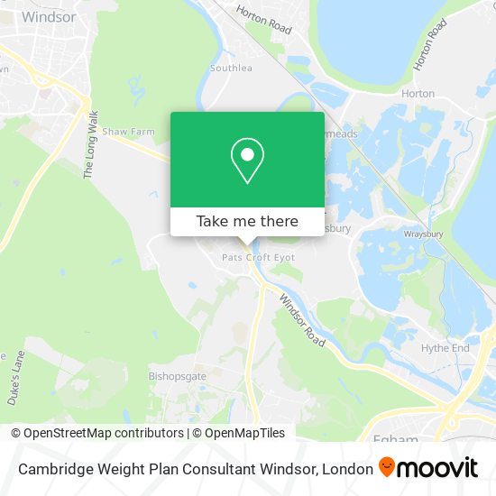 Cambridge Weight Plan Consultant Windsor map