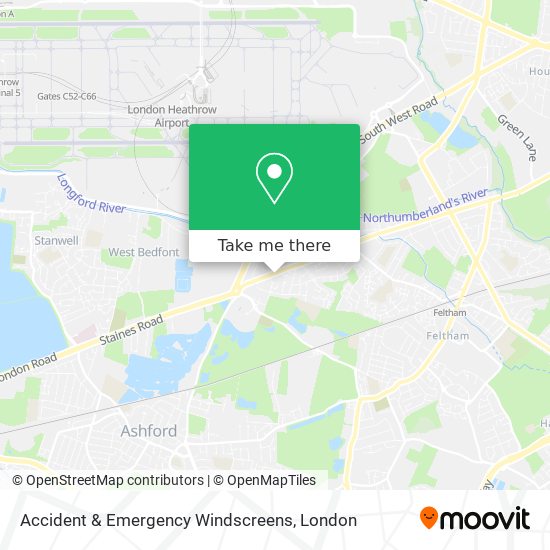 Accident & Emergency Windscreens map