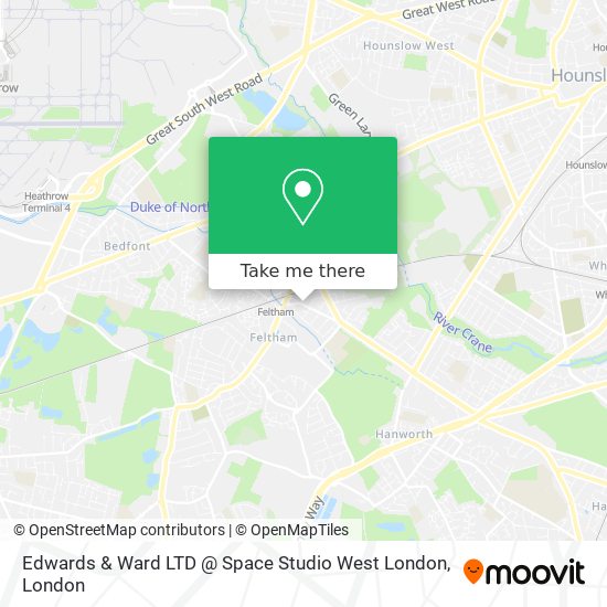Edwards & Ward LTD @ Space Studio West London map