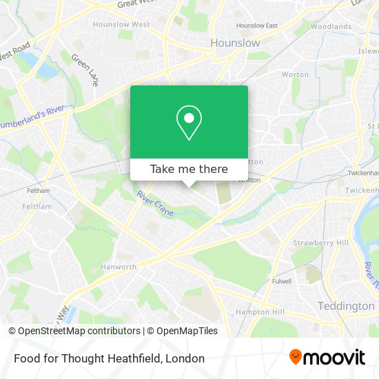 Food for Thought Heathfield map