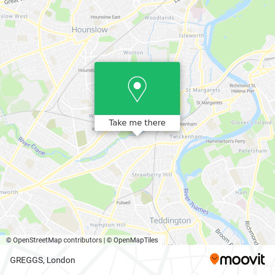 GREGGS map