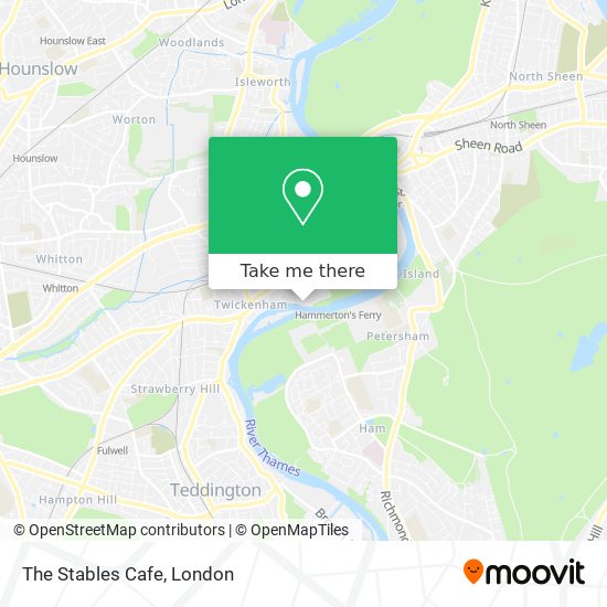 The Stables Cafe map