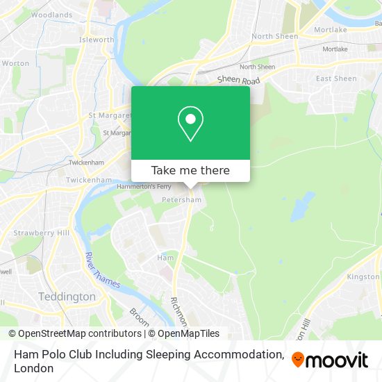 Ham Polo Club Including Sleeping Accommodation map