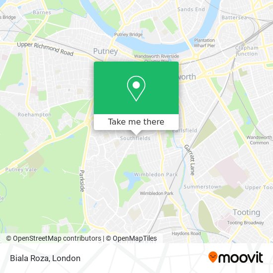 Biala Roza map