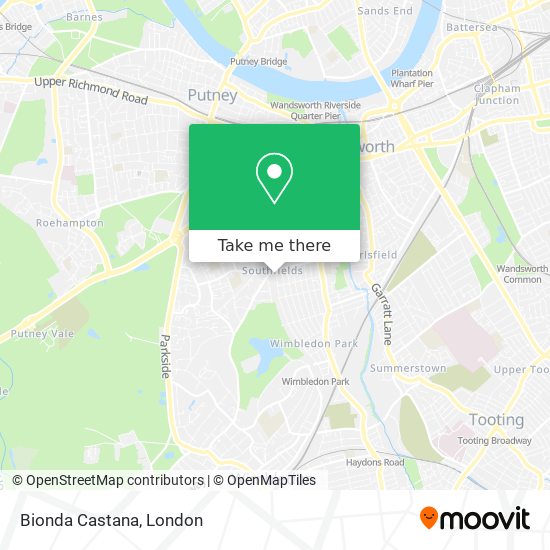Bionda Castana map