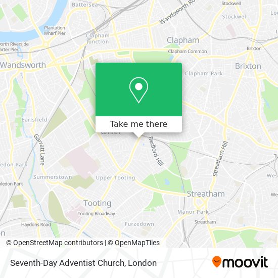 Seventh-Day Adventist Church map