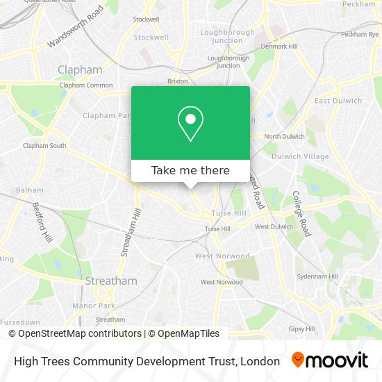 High Trees Community Development Trust map