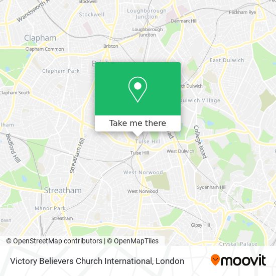 Victory Believers Church International map