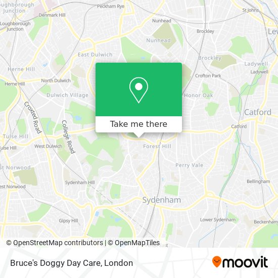 Bruce's Doggy Day Care map