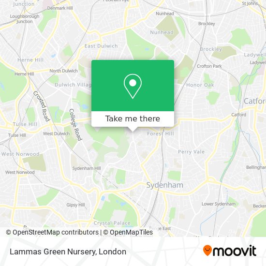 Lammas Green Nursery map