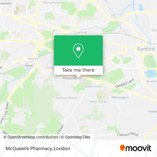 McQueen's Pharmacy map