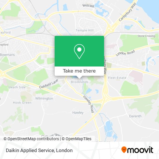 Daikin Applied Service map