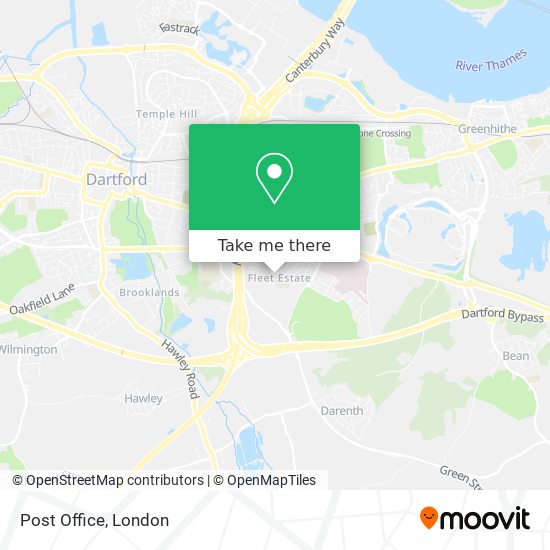 Post Office map