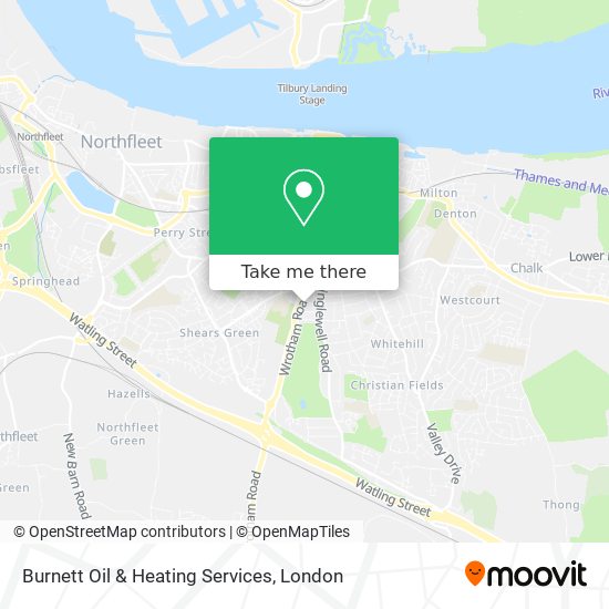 Burnett Oil & Heating Services map