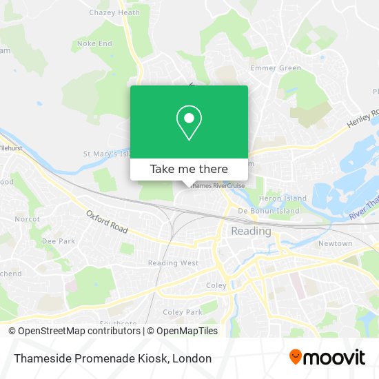 Thameside Promenade Kiosk map