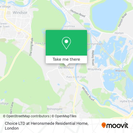 Choice LTD at Heronsmede Residential Home map