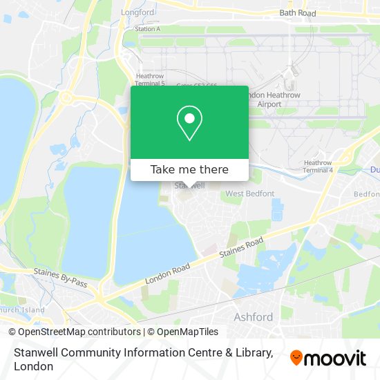 Stanwell Community Information Centre & Library map