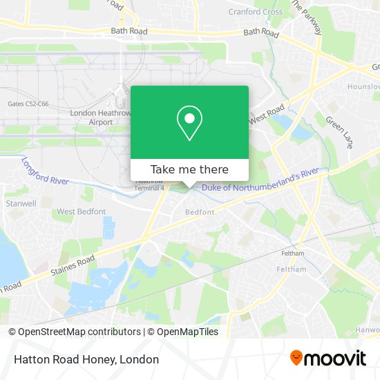 Hatton Road Honey map