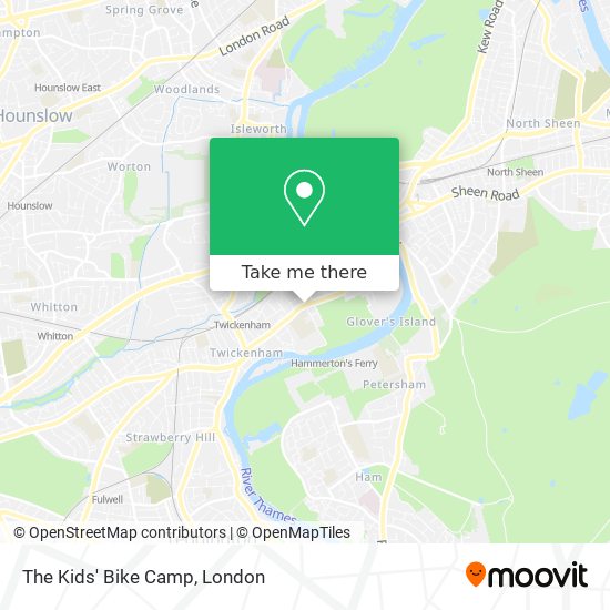 The Kids' Bike Camp map