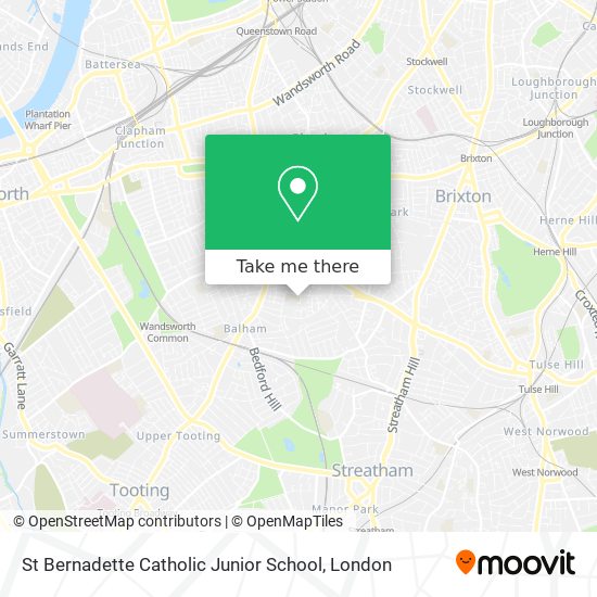 St Bernadette Catholic Junior School map