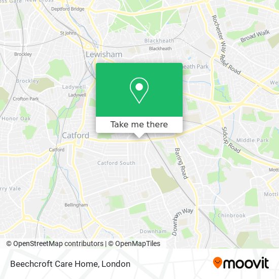 Beechcroft Care Home map